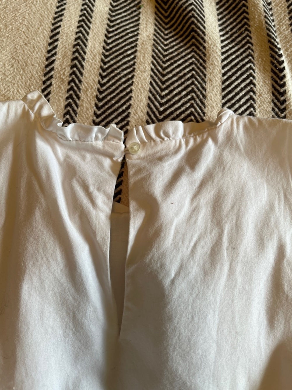 J. Crew White Sleeveless Tiered Cotton Dress - Picture 6 of 10